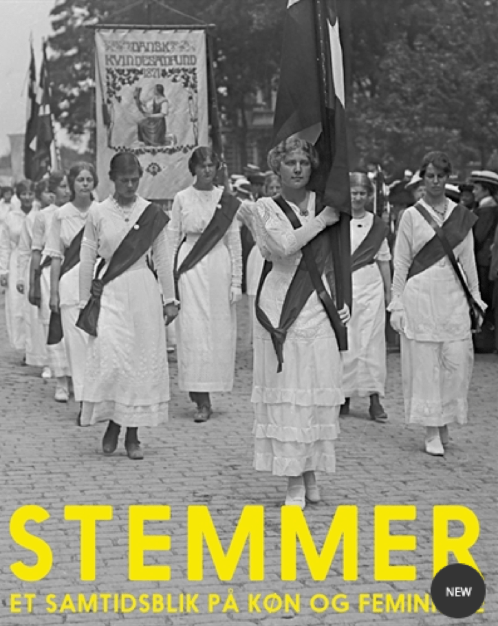 Dansk Kvindesamfunds jubilæumsbog om 100-året for grundlovsændringen i 1915, der bl.a. gav kvinder stemmeret ved nationale valg: ”Stemmer - et samtidsblik på køn og feminisme