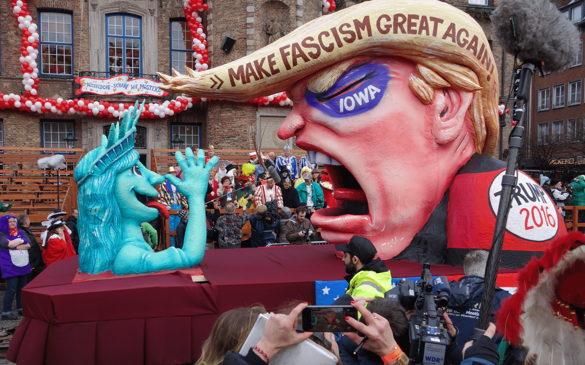 Donald Trump karrikatur - Tegning: Kürschner, Wikimedia Commons