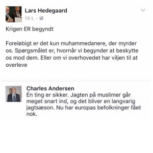 Lars Hedegaard Facebook