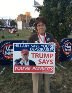 Trump-støtten Brenda Webb - Foto: Mikel Soelberg Christensen.