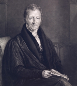 Thomas Malthus. Foto: John Linnell - Wikipedia.