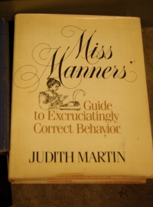 Miss Manners - en klassiker i den angelsaksiske verden. Foto: Flickr.