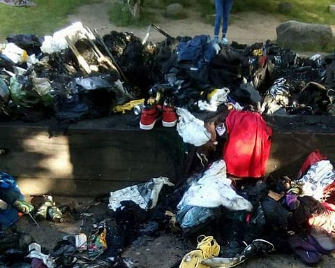 Nørrebro brænder: Gerningsmænd har sat ild til afrikanske pantsamleres ejendele