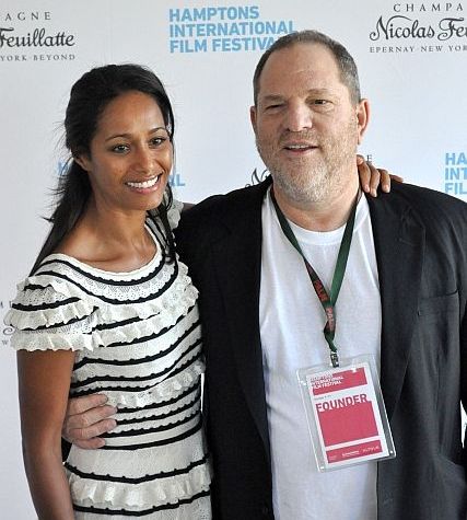 Journalist Rula Jebreal og Harvey Weinstein. Foto: Nick Stepowyj Wikicommons