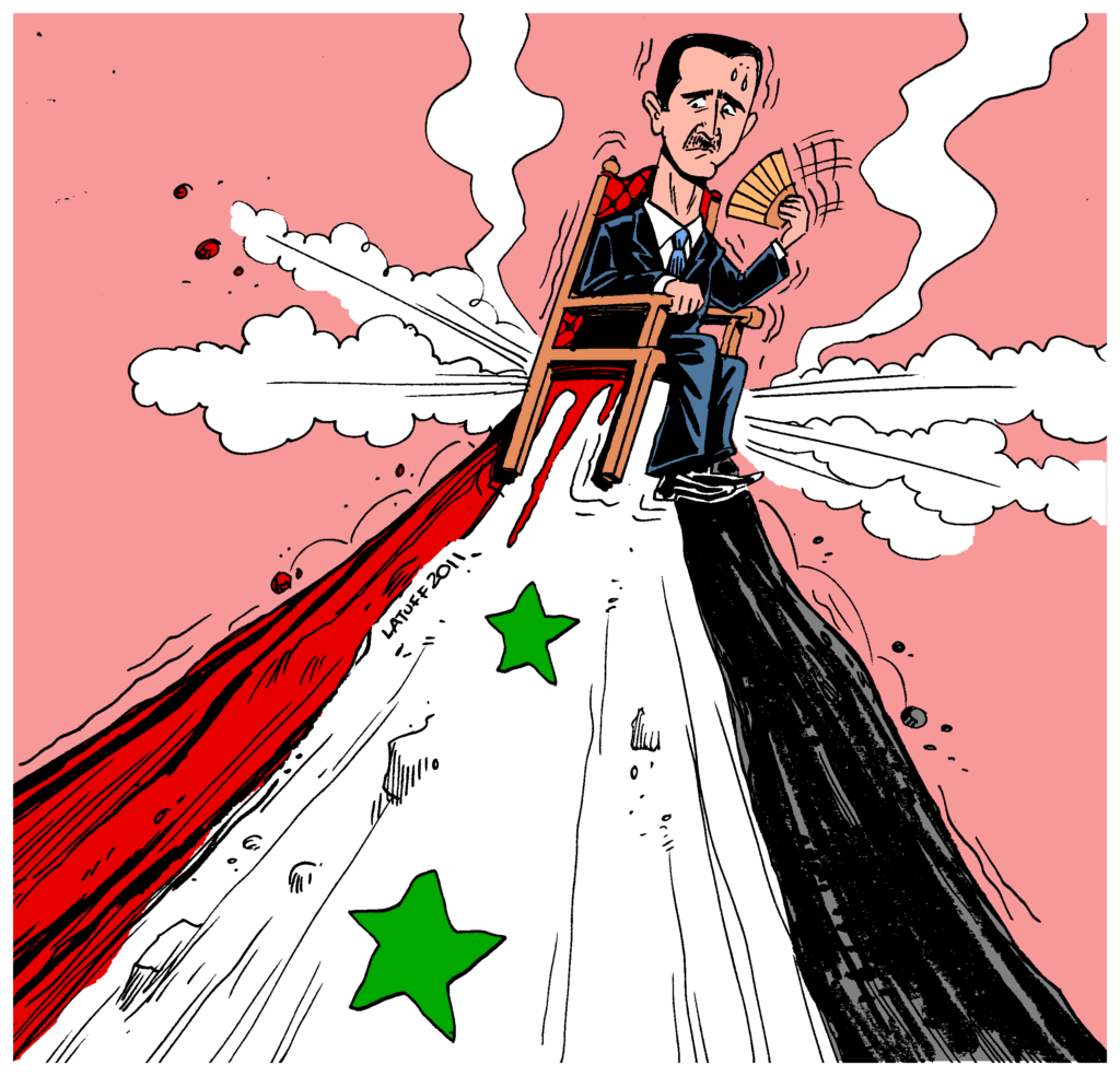 krigen i syrien now