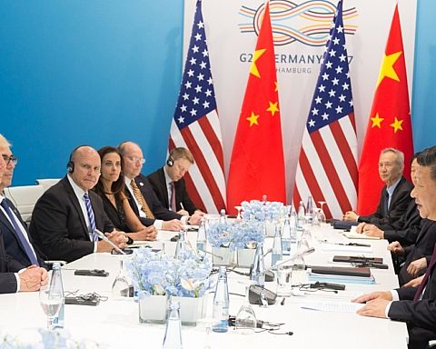 Lige på og marked: Handelsaftalen mellem USA og Kina er mest af alt en omgang varm luft