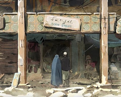 Svalerne over Kabul - fra filmen