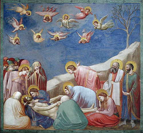 Giottos scenen fra kristi gravlæggelse