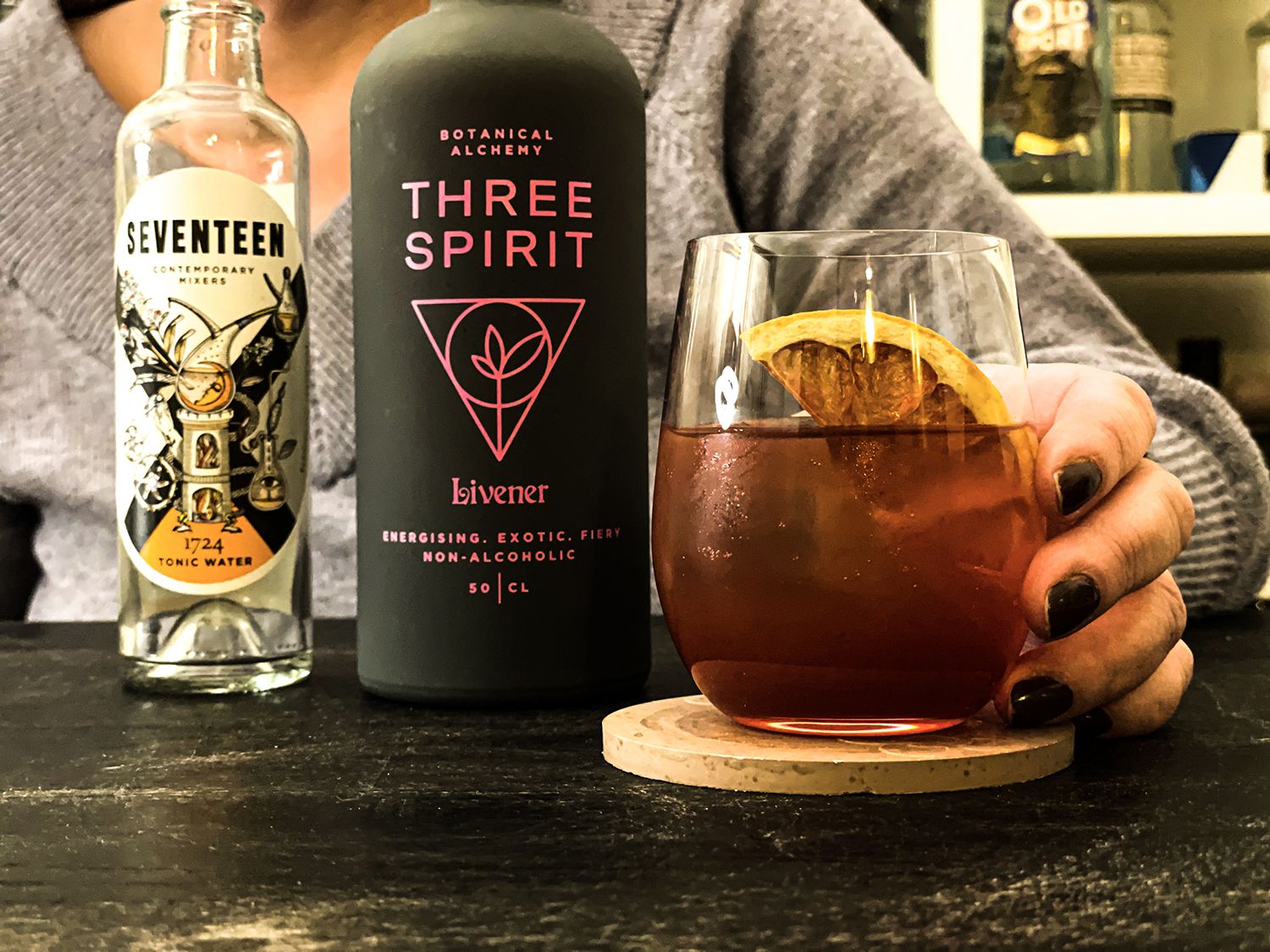 Three Spirit Livener cocktail