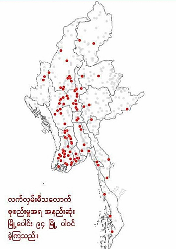 inkompetence kup Myanmar