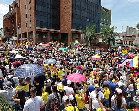 Colombia, protester. Foto: WIkipedia