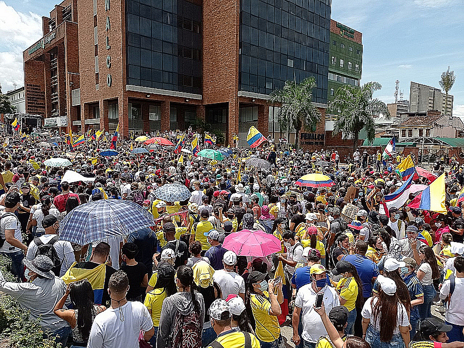 Colombia, protester. Foto: WIkipedia