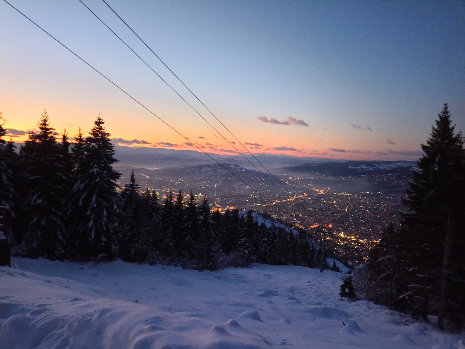 Sarajevo mountain view
