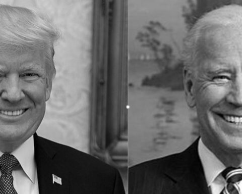Donald Trump og Joe Biden