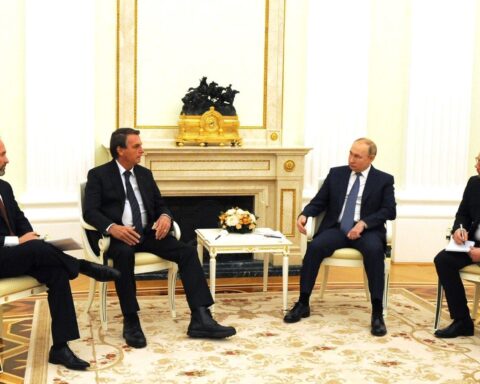 Jain Bolsonaro og Vladimir Putin