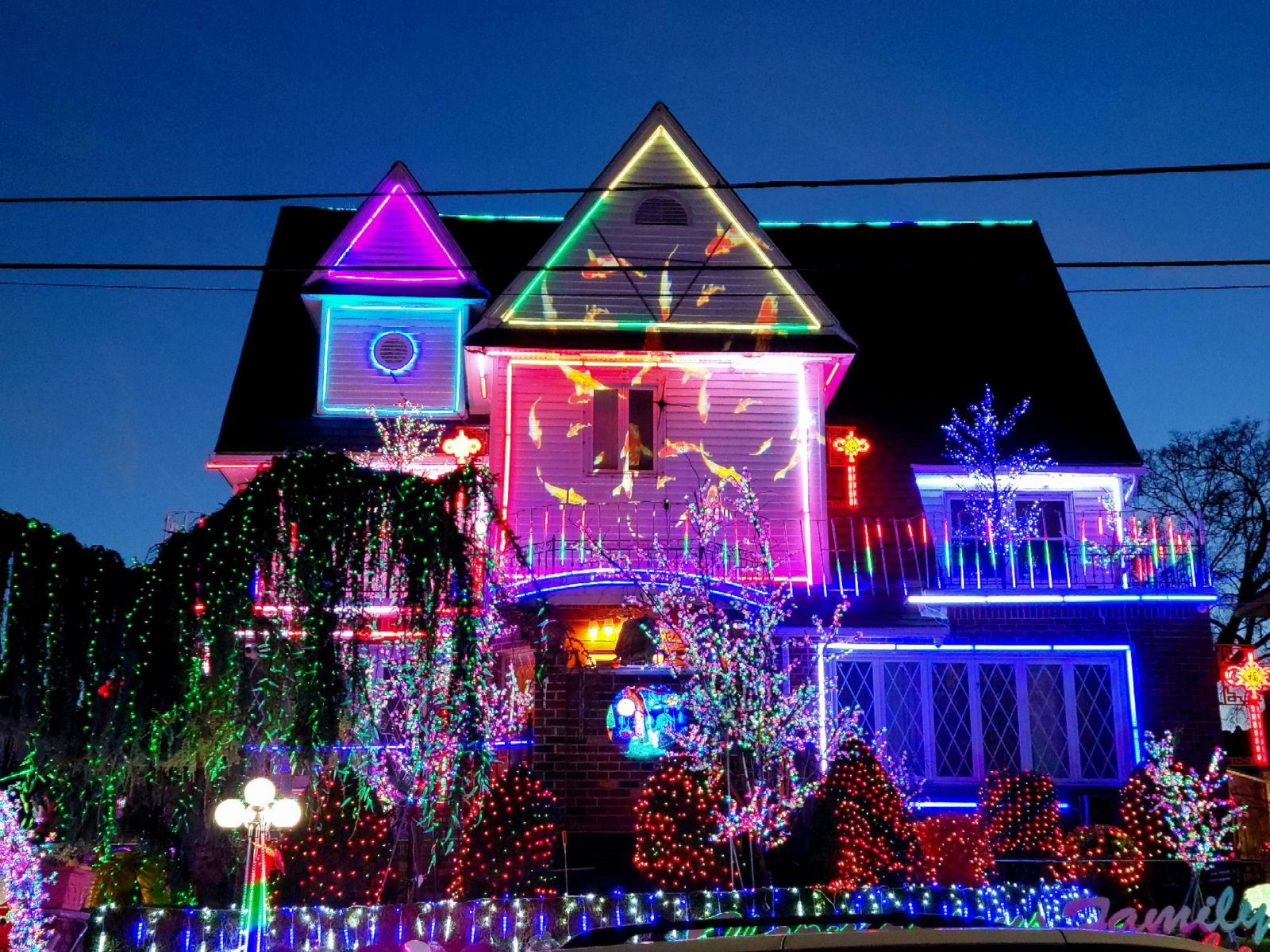 Juleudsmykket hus i Dyker Heights, Brooklyn