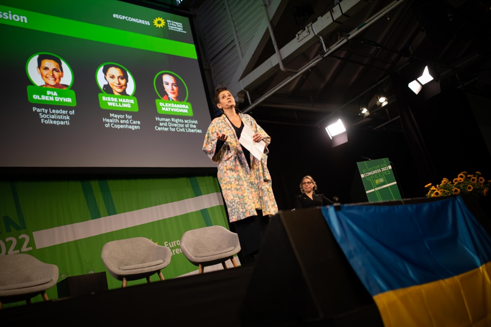 klimakamp retfærdighed klimalederskab pia olsen dyhr european green party