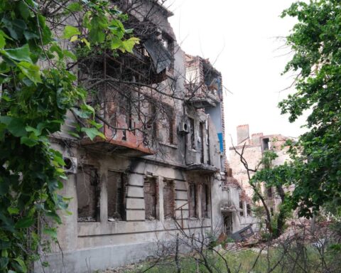 Fotoreportage: I Lyman er russerne slået tilbage, men byen ligger i ruiner