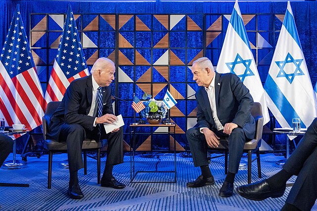 Netanyahu og Biden. Gaza