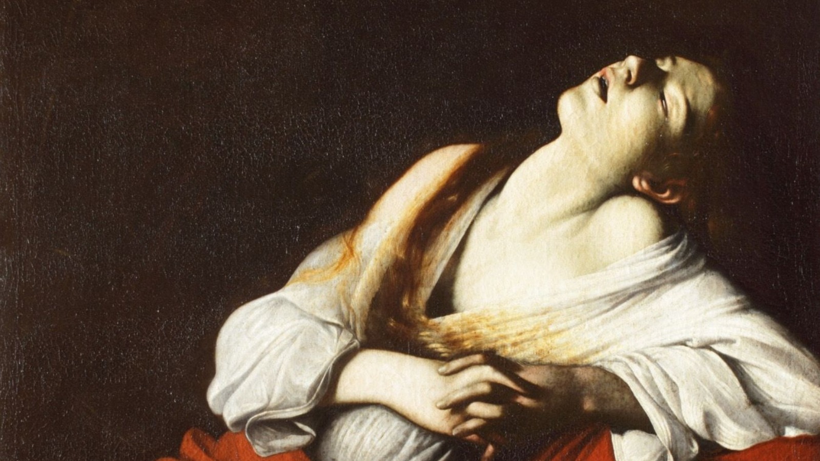 Carveggios maleri af Maria-Magdalene, fundet i Provence i 2014