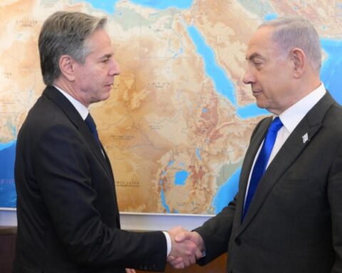 Blinken og Netanyahu