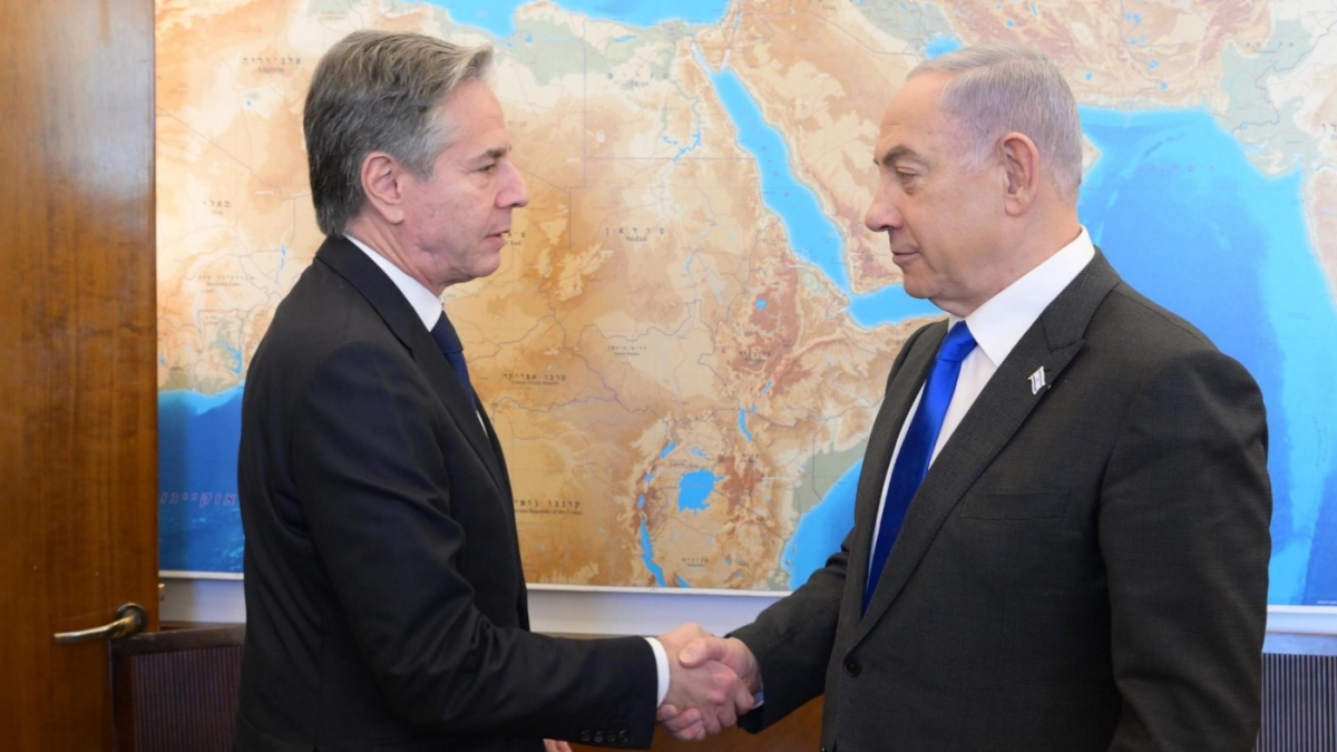 Blinken og Netanyahu