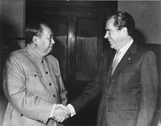 USA's Richard Nixon og Kinas Mao Zedong