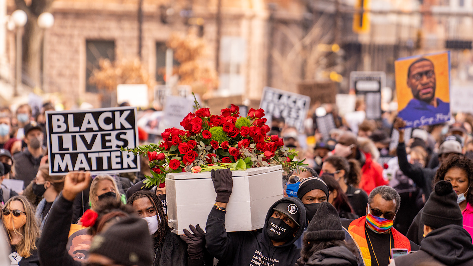 Black Lives Matter-demonstrationerne endte ofte med kaos i de amerikanske byer i kølvandet på George Floyds drab og den efterfølgende retssag