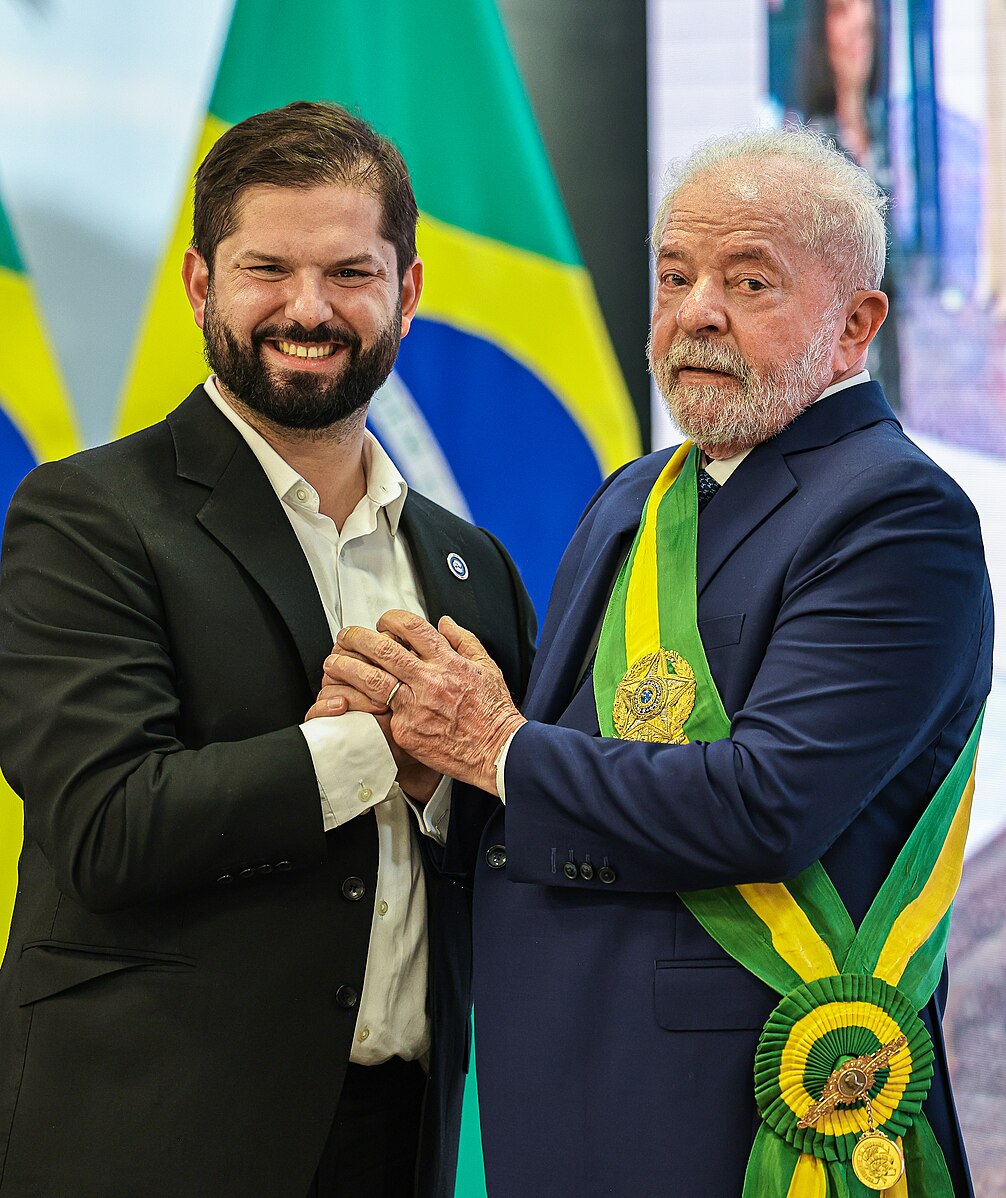 Foto af Gabriel Boris og Lula da Silva