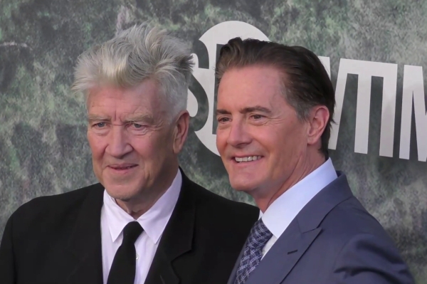 David Lynch og Kyle MacLachlan, som medvirkede i en række af Lynchs film.