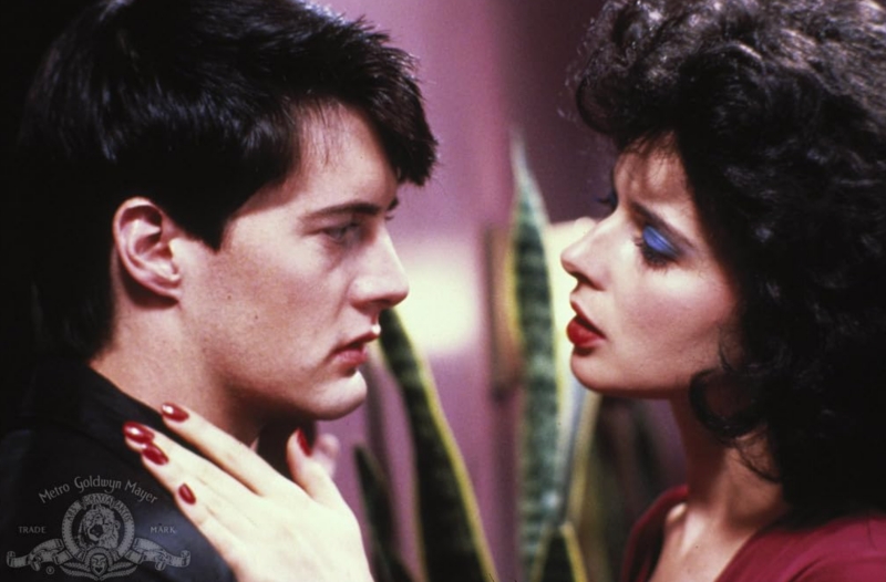 Kyle Maclachlan og Isabella Rossallini i Blue Velvet