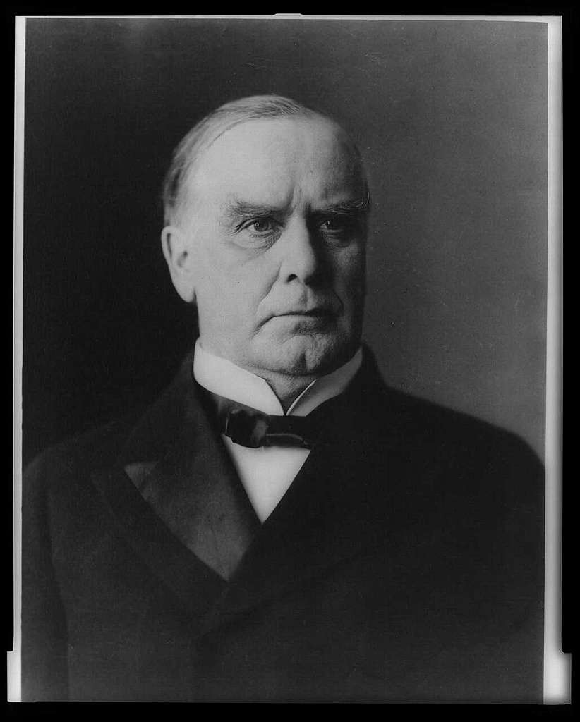 Foto af Trumps forbillede William McKinley. 