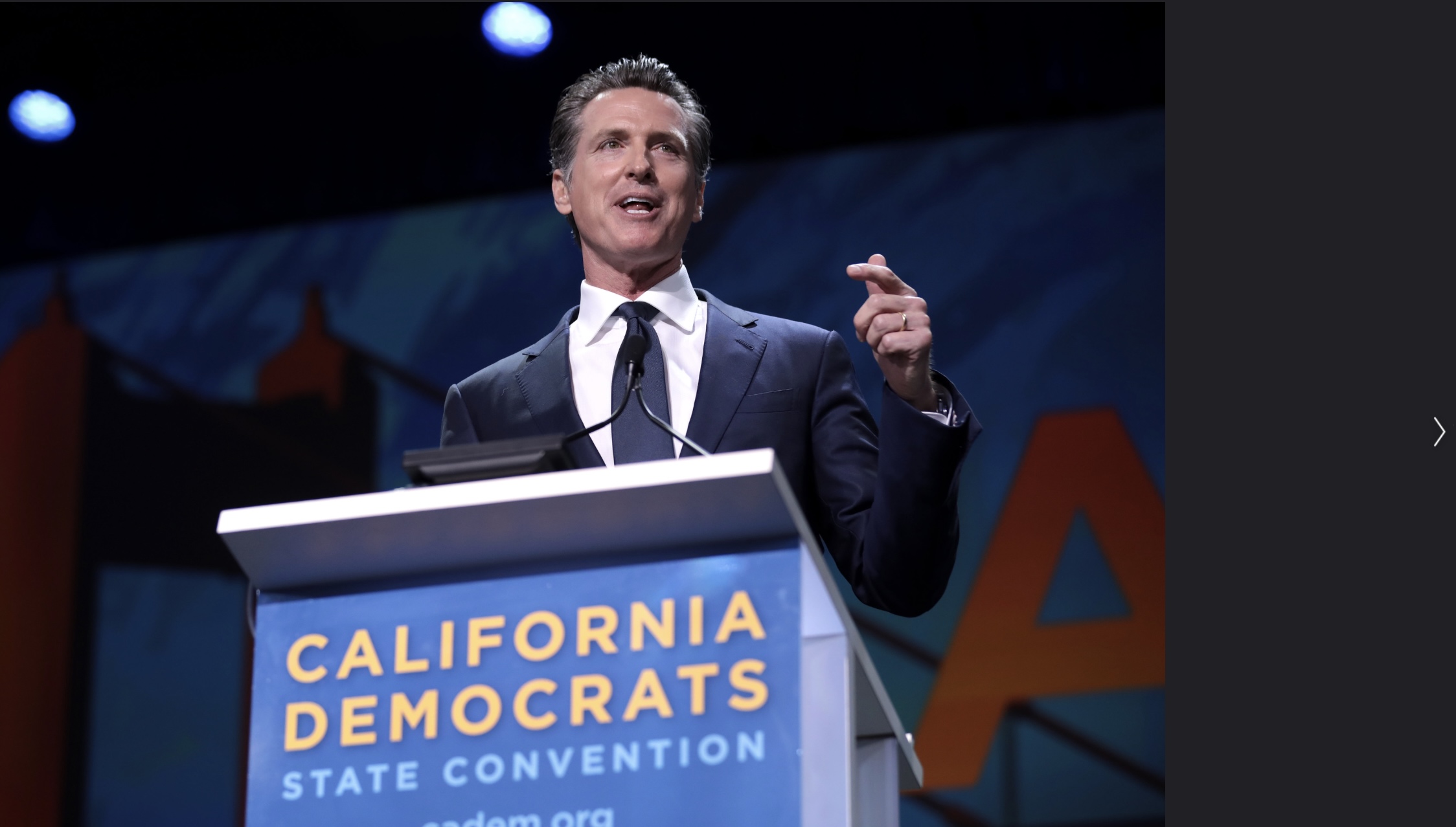 Californiens guvernør, Gavin Newsom, kæmper mod Trump i et opgør om USA's forfatning.