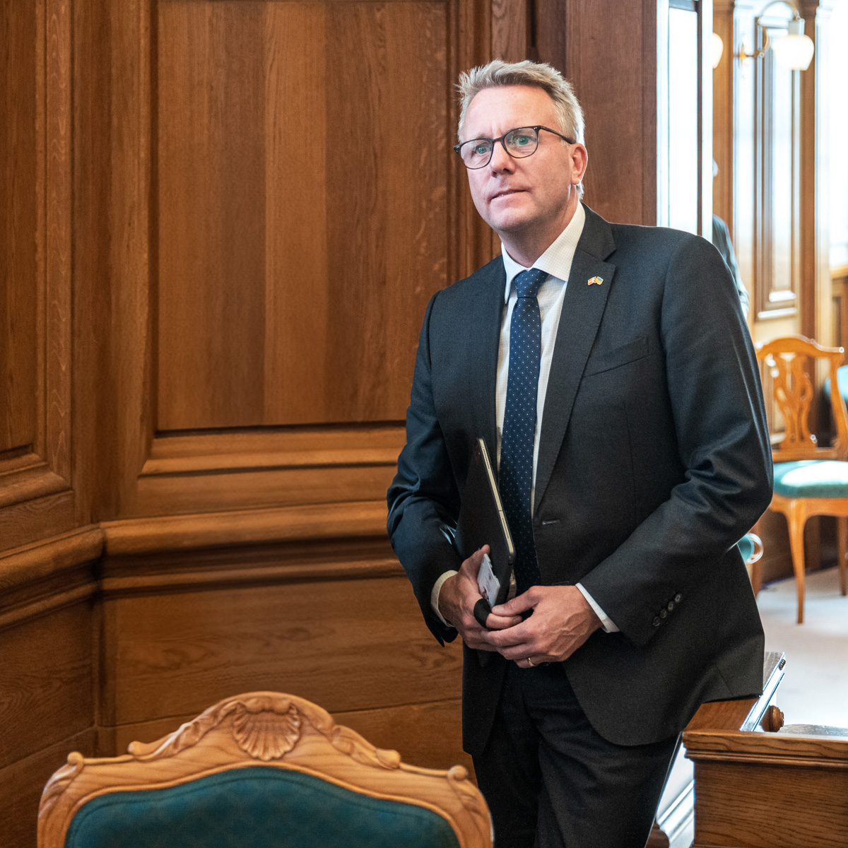 Foto af Morten Bødskov i Folketinget