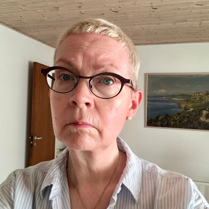 Louise Winther i sit barndomshjem i Roskilde.