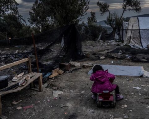 Da børnene i Morialejren stoppede med at lege