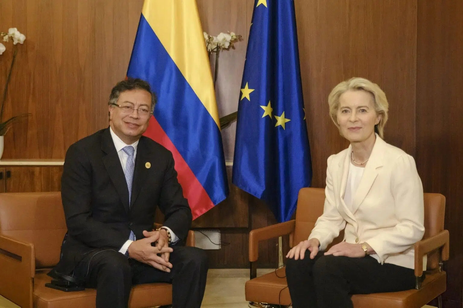 Præsident Petro fra Colombia i møde med EU-forkvinden von der Leyen
Snart mødes de i Latinamerika