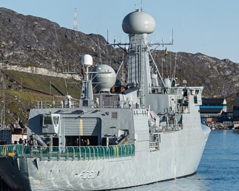 Inspektionsskib i Grønland