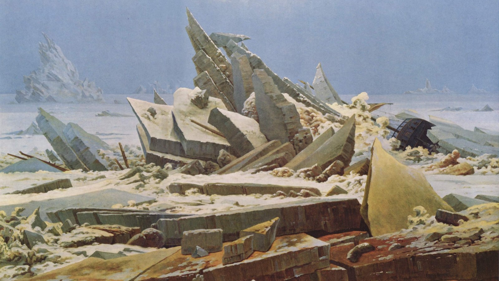 Farlig polaris sænker et skib.