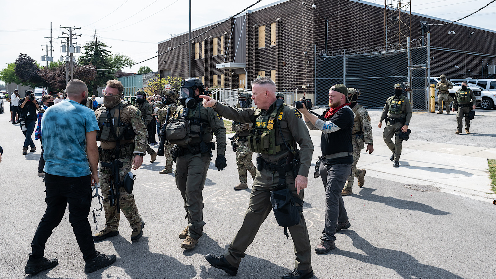 ICE-agenter i USA-storbyen Chicago