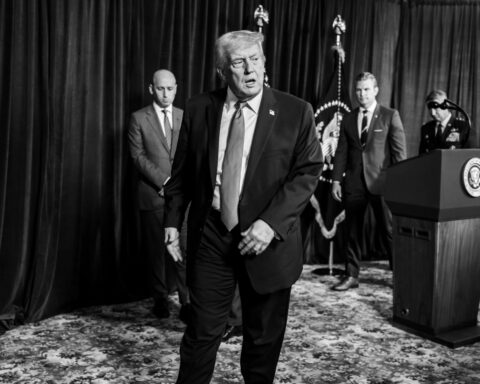 Trump efter Venezuela-angrebet, hvor han aktualiserede Monroe-Donroe-doktrinen.