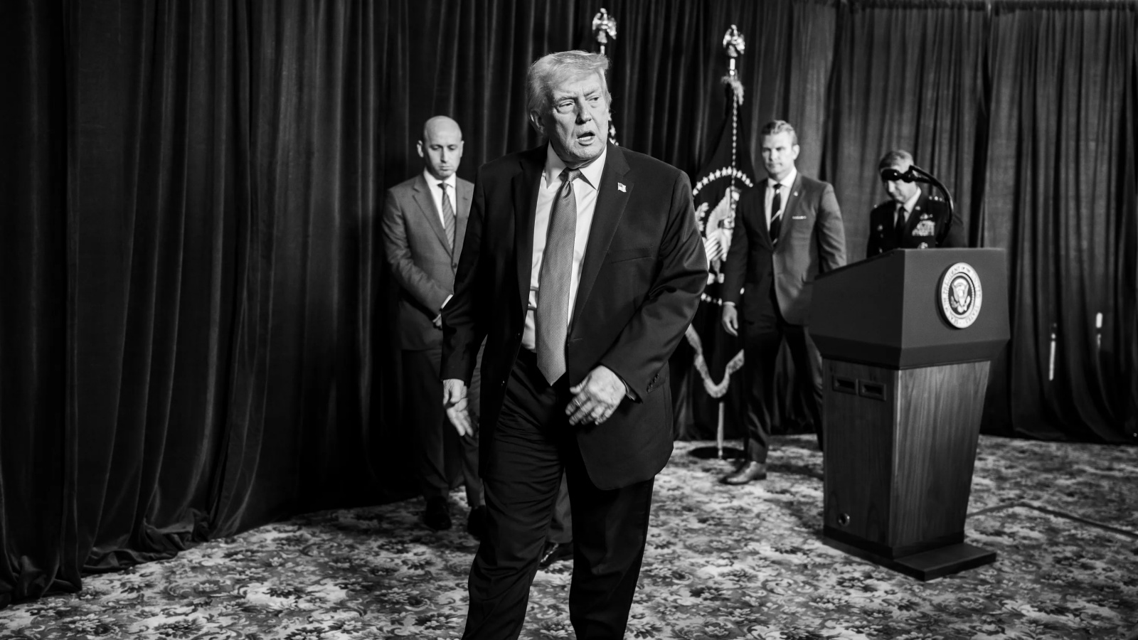 Trump efter Venezuela-angrebet, hvor han aktualiserede Monroe-Donroe-doktrinen.