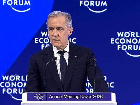 Carneys tale i Davos rammer USA som et stød i mellemgulvet