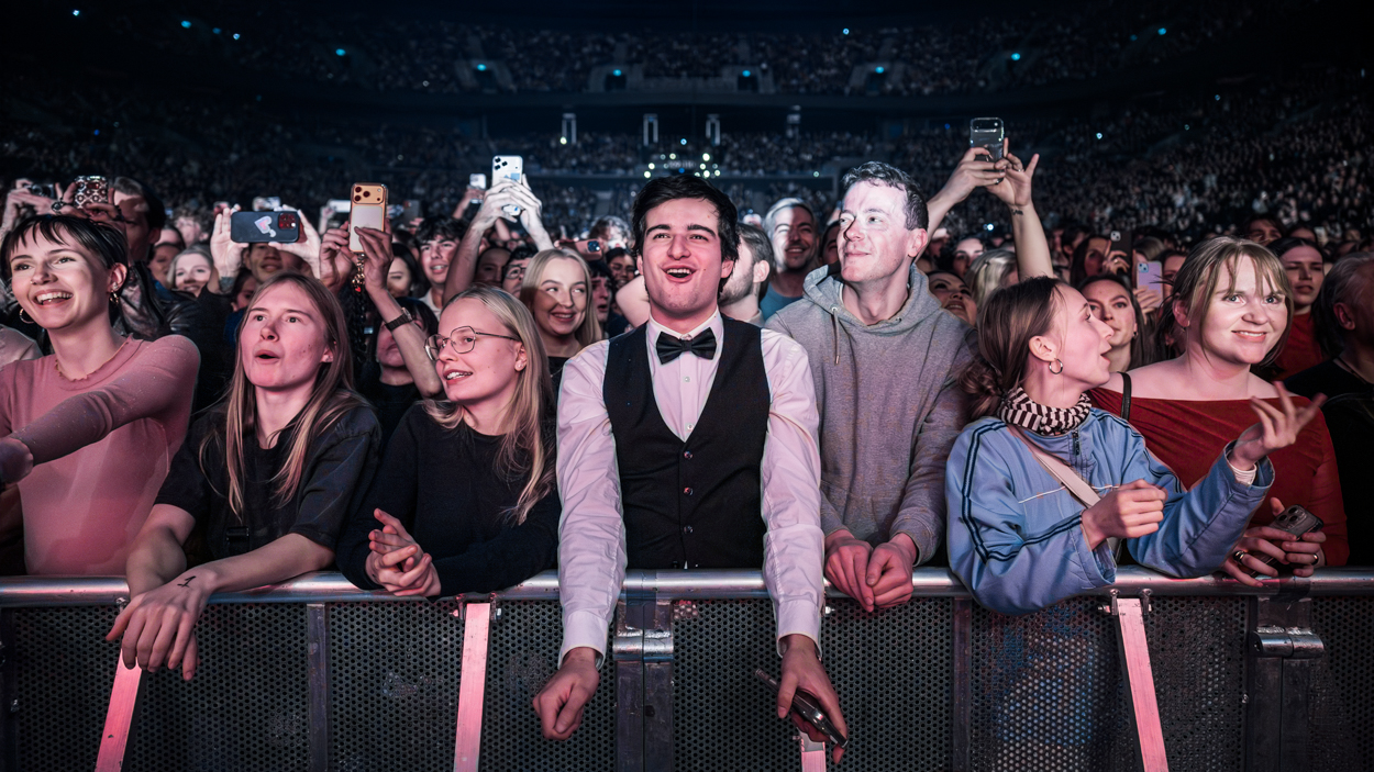 Publikum til koncerten i Royal Arena