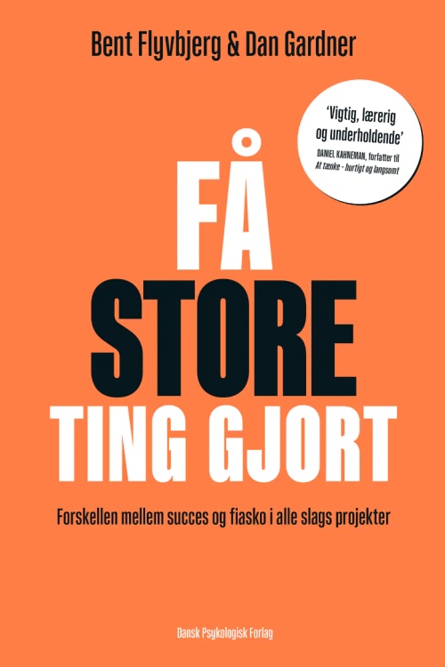Forsiden af Flyvbjergs bog Få store ting gjort