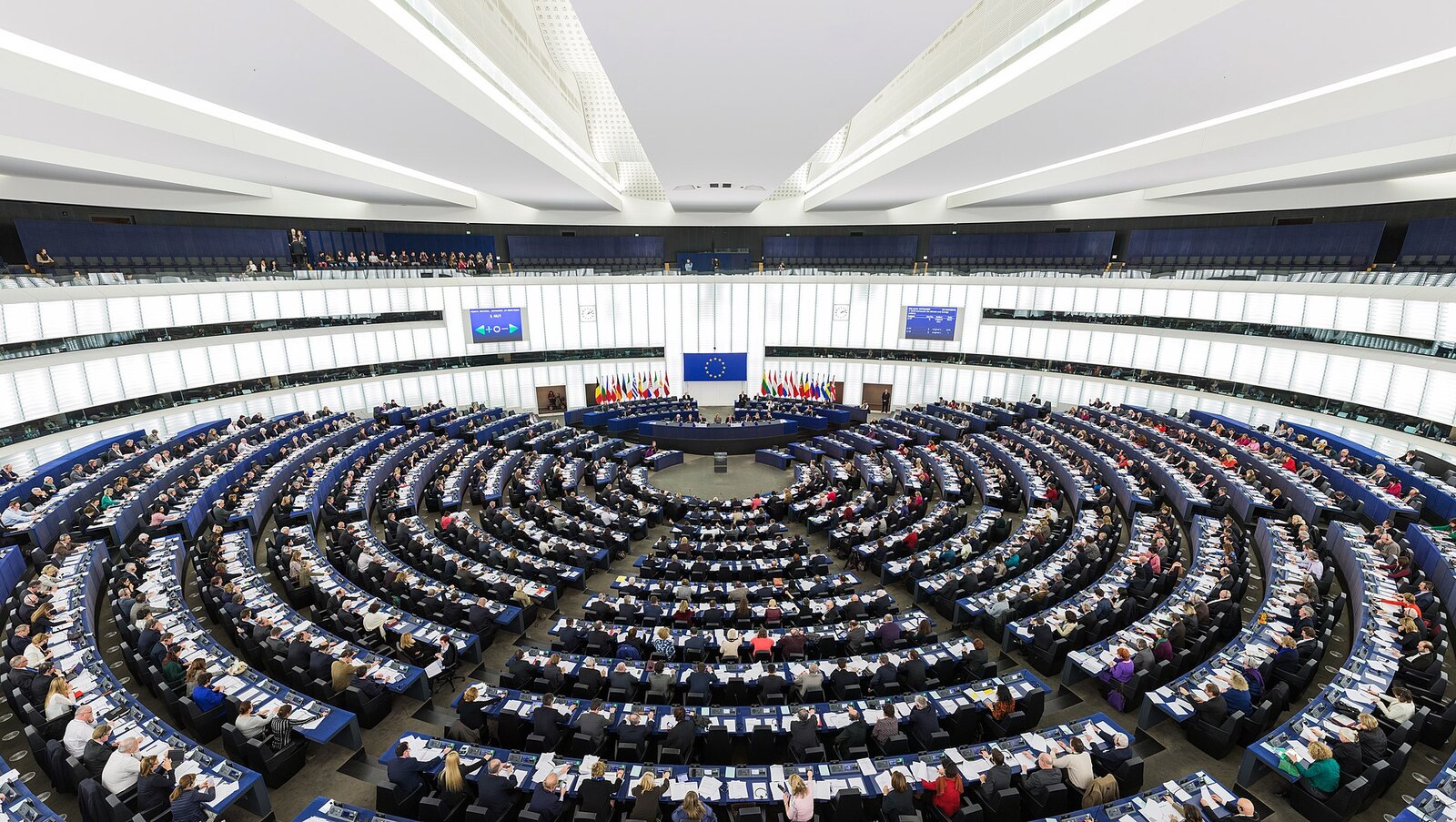 Parlamentet i Strasbourg, hvor Eu's udvidelsespolitik bl.a. fastlægges.
