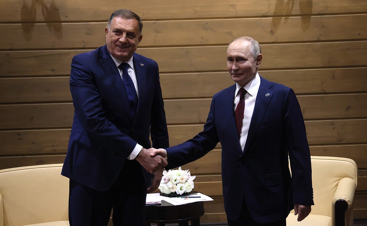 Dodik og Putin i 2025