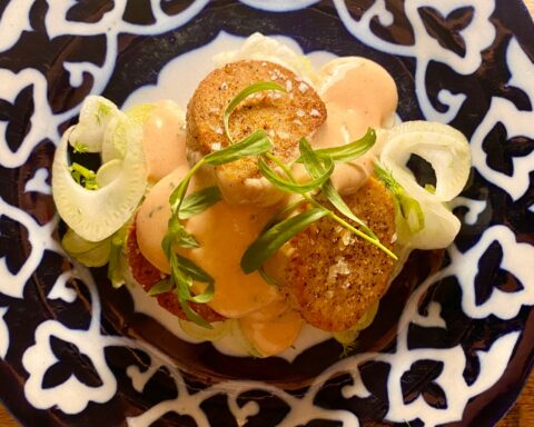 Kokken bag den tomatiserede béarnaise havde også fyldt elefantsnabel på menuen