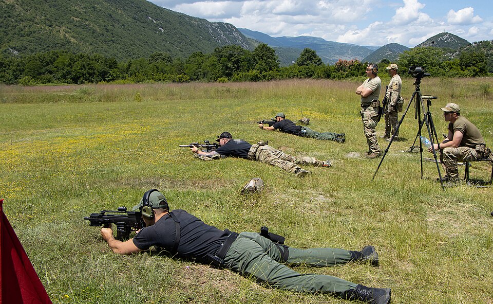 Amerikanske soldater træner med lokale styrker i Montenegro