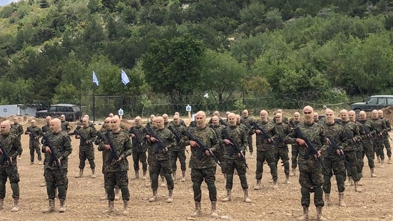 Fighters from the Lebanese militant group Hezbollah carried out a training exercise in Aaramta village in the Jezzine District, southern Lebanon, on Sunday, May 21, 2023. The show of force came ahead of “Liberation Day,” the annual celebration of the withdrawal of Israeli forces from south Lebanon on May 25, 2000, and in the wake of a recent escalation of the Israel-Palestine conflict in the Gaza Strip.